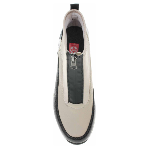 detail Dámská kotníková obuv Rieker N6352-60 beige kombi