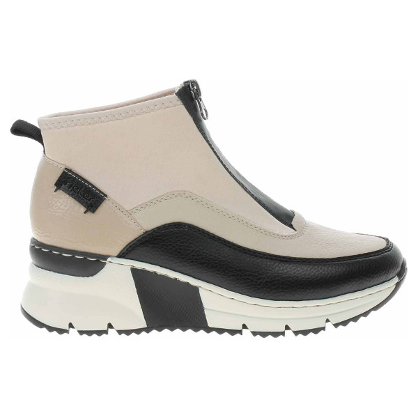 detail Dámská kotníková obuv Rieker N6352-60 beige kombi