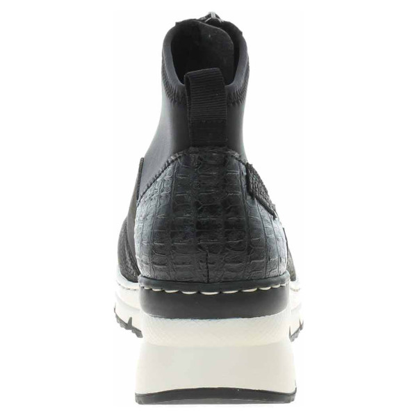 detail Dámská kotníková obuv Rieker N6352-00 schwarz