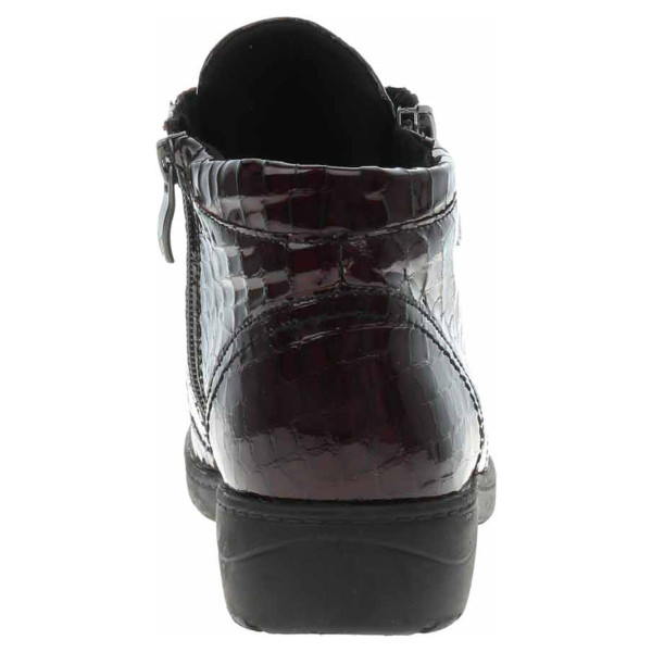 detail Dámská kotníková obuv Caprice 9-25152-29 bordeaux cro.p