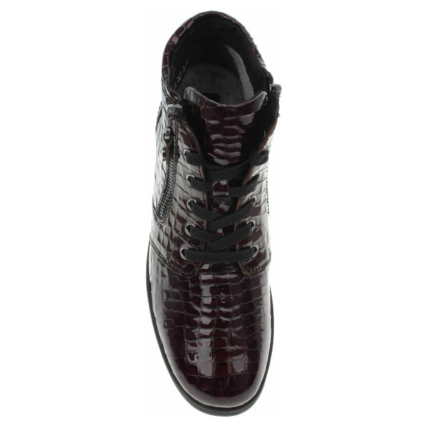 detail Dámská kotníková obuv Caprice 9-25152-29 bordeaux cro.p