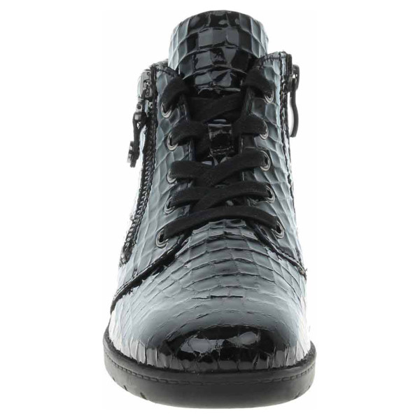 detail Dámská kotníková obuv Caprice 9-25152-29 black croco pa.