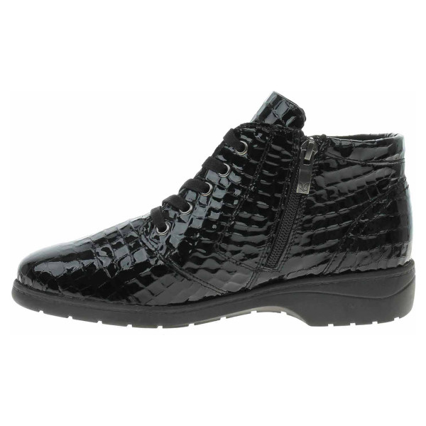detail Dámská kotníková obuv Caprice 9-25152-29 black croco pa.