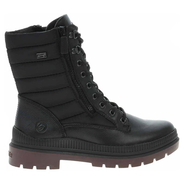 detail Dámská kotníková obuv Remonte D0C76-01 schwarz