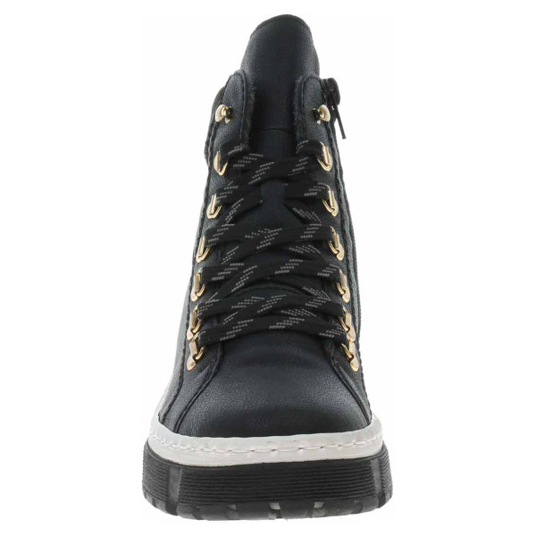 detail Dámská kotníková obuv Rieker X8633-01 schwarz