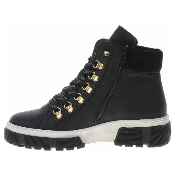 detail Dámská kotníková obuv Rieker X8633-01 schwarz