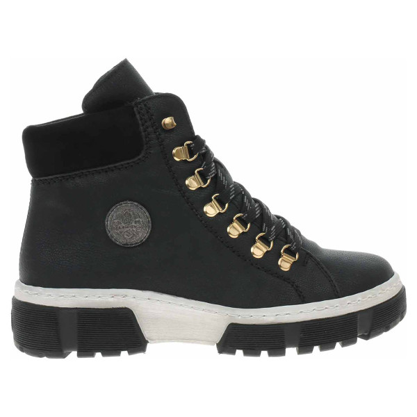 detail Dámská kotníková obuv Rieker X8633-01 schwarz