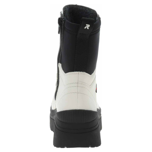 detail Dámská kotníková obuv Rieker W0374-80 weiss kombi