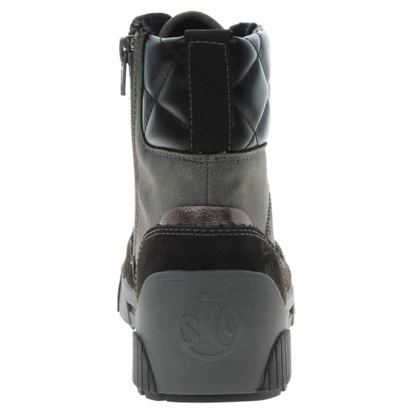 detail Dámská kotníková obuv s.Oliver 5-25239-29 black comb.