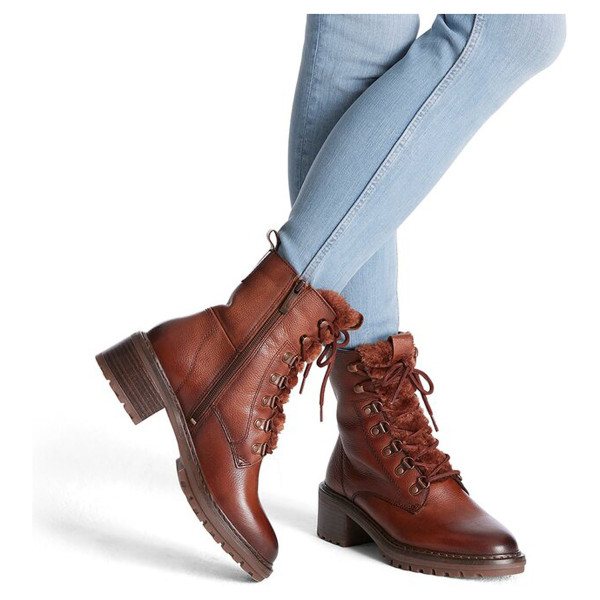 detail Dámská kotníková obuv Tamaris 1-26293-41 cognac