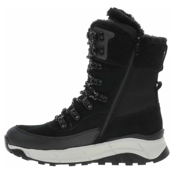 detail Dámská kotníková obuv Rieker W0066-00 schwarz kombi