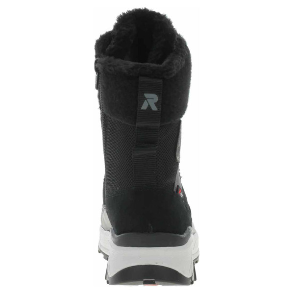 detail Dámská kotníková obuv Rieker W0066-00 schwarz kombi