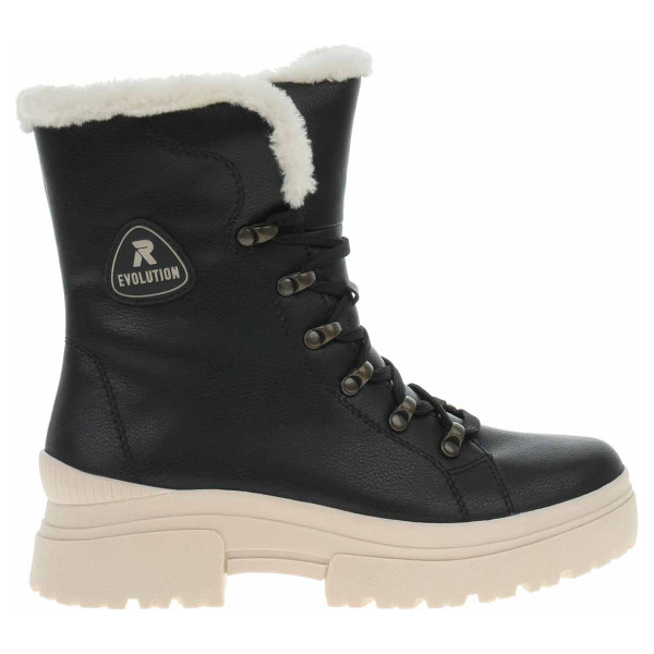 detail Dámská kotníková obuv Rieker W0372-00 schwarz