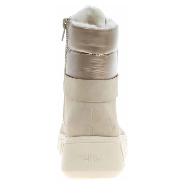 detail Dámská kotníková obuv Rieker Y3503-62 beige
