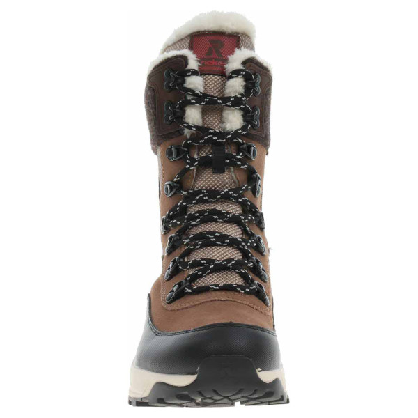 detail Dámská kotníková obuv Rieker W0066-64 beige kombi