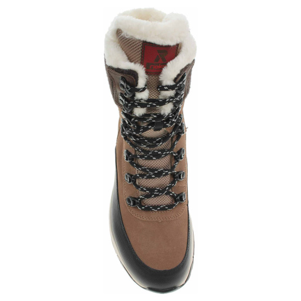 detail Dámská kotníková obuv Rieker W0066-64 beige kombi