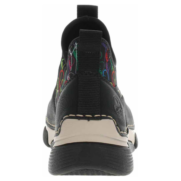 detail Rieker dámské kotníkovvé 45957-00 schwarz