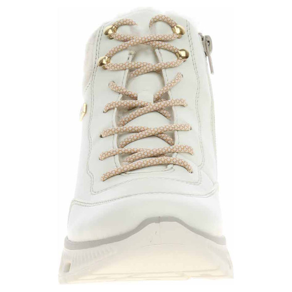 detail Dámská kotníková obuv Rieker M6010-80 white-sand