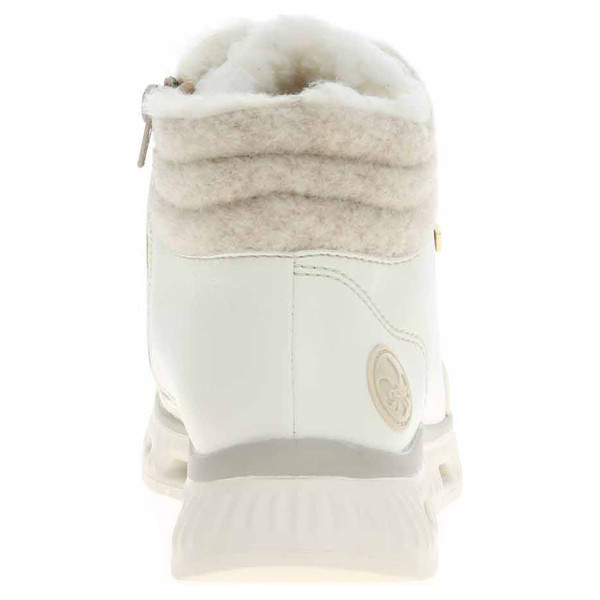 detail Dámská kotníková obuv Rieker M6010-80 white-sand