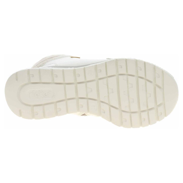 detail Dámská kotníková obuv Rieker M6010-80 white-sand