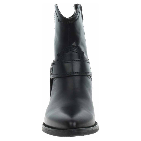 detail Dámské polokozačky Tamaris 1-25705-43 black leather