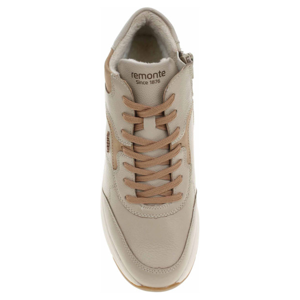 detail Dámská kotníková obuv Remonte D6683-60 beige kombi