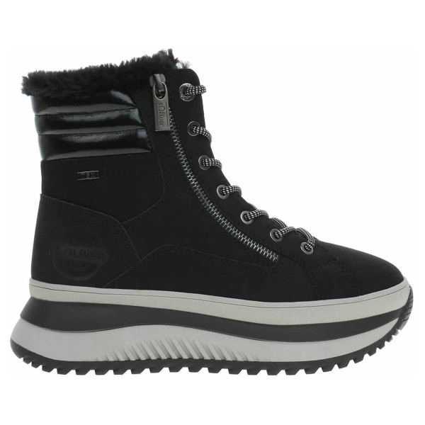 detail Dámská kotníková obuv s.Oliver 5-26238-43 black