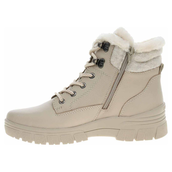 detail Dámská kotníková obuv Remonte D0E71-60 beige kombi