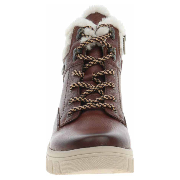 detail Dámská kotníková obuv Remonte D0E71-24 braun kombi