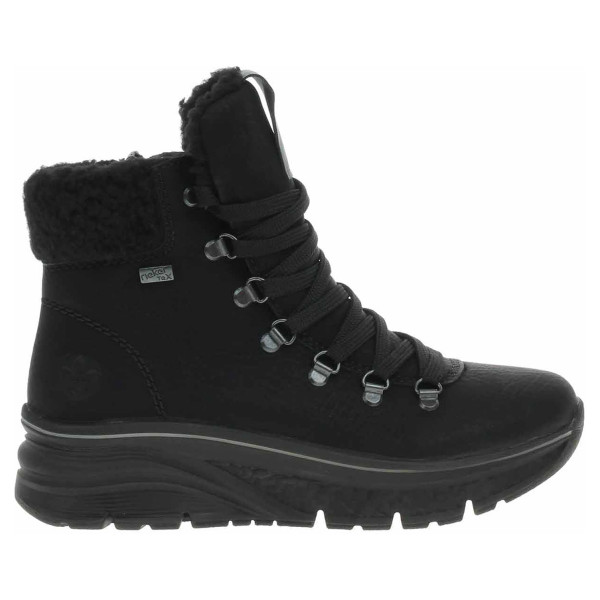 detail Dámská kotníková obuv Rieker 48034-00 schwarz