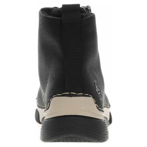 detail Dámská kotníková obuv Rieker 45920-01 schwarz