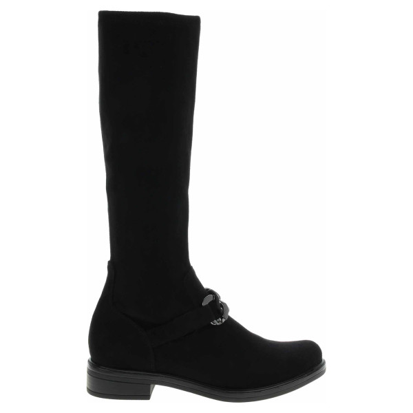 detail Dámské kozačky Caprice 9-25500-29 black stretch
