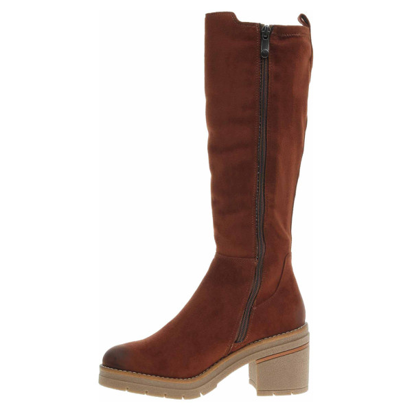 detail Dámské kozačky Marco Tozzi 2-25671-41 cognac