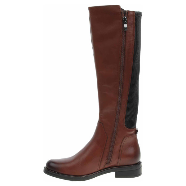 detail Dámské kozačky Caprice 9-25513-41 cognac comb