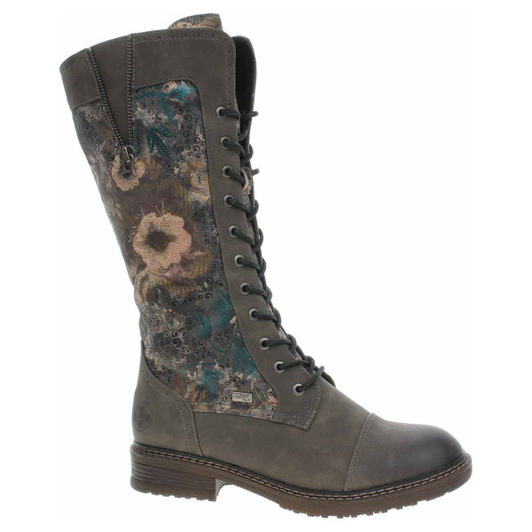 detail Dámské kozačky Rieker 94731-90 rauch-multi