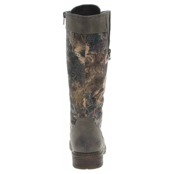 detail Dámské kozačky Rieker 94731-90 rauch-multi