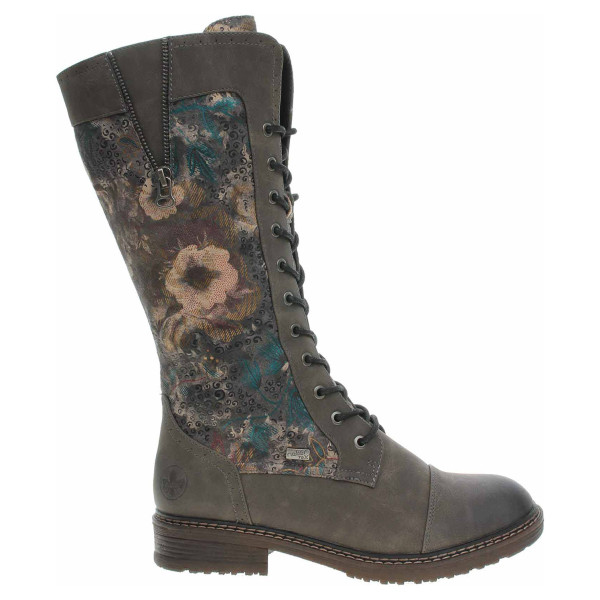 detail Dámské kozačky Rieker 94731-90 rauch-multi