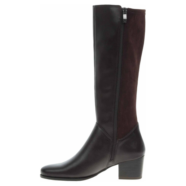 detail Dámské kozačky Caprice 9-25504-45 dk brown comb