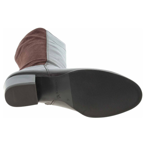 detail Dámské kozačky Caprice 9-25504-45 dk brown comb
