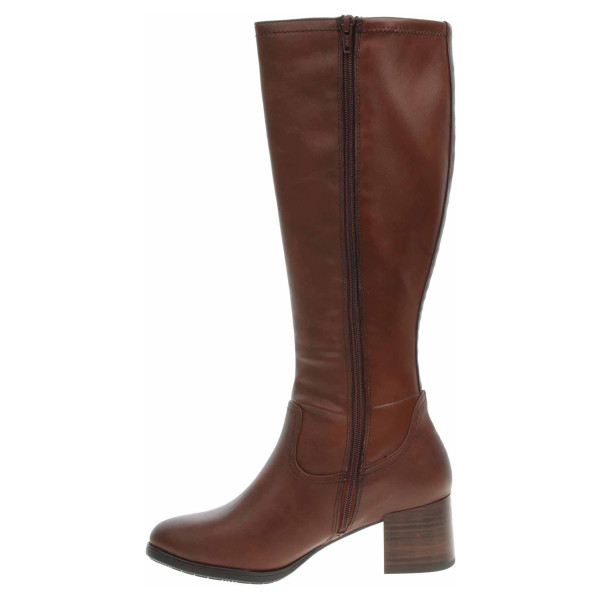 detail Dámské kozačky Jana 8-25567-45 cognac