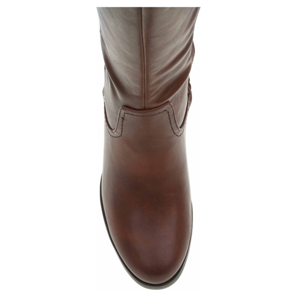 detail Dámské kozačky Jana 8-25567-45 cognac