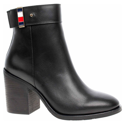 detail Dámské polokozačky Tommy Hilfiger FW0FW04488 BDS black