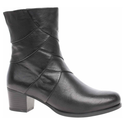 detail Dámské polokozačky Caprice 9-26374-33 black soft nap