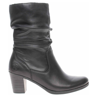 detail Dámské polokozačky Rieker Y8983-00 schwarz