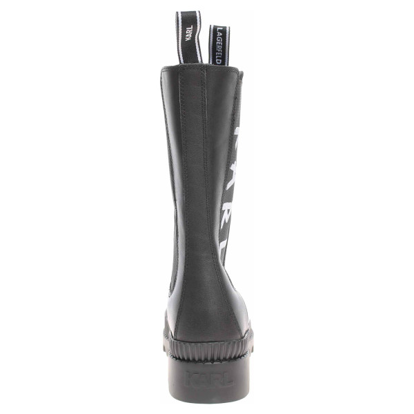 detail Dámské polokozačky Karl Lagerfeld KL42590 000 black lthr