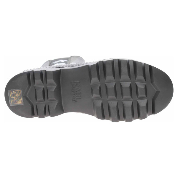 detail Dámské polokozačky Karl Lagerfeld KL42590 000 black lthr