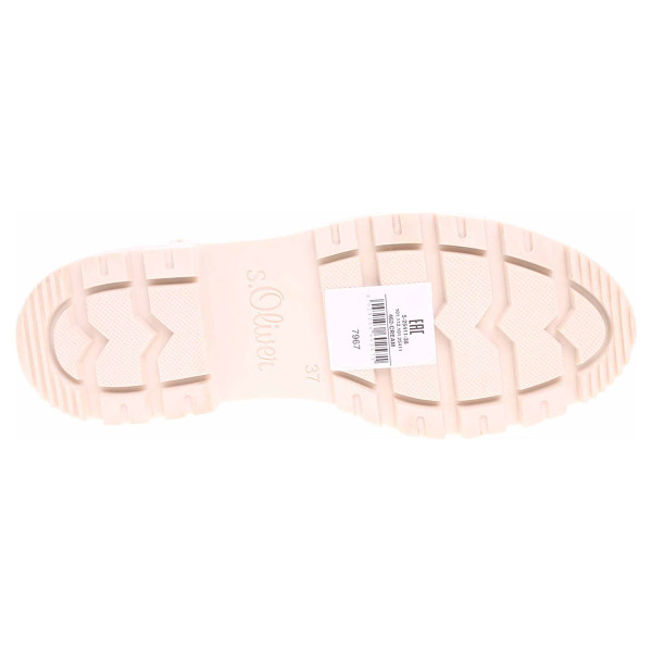 detail Dámské polokozačky s.Oliver 5-25411-38 cream