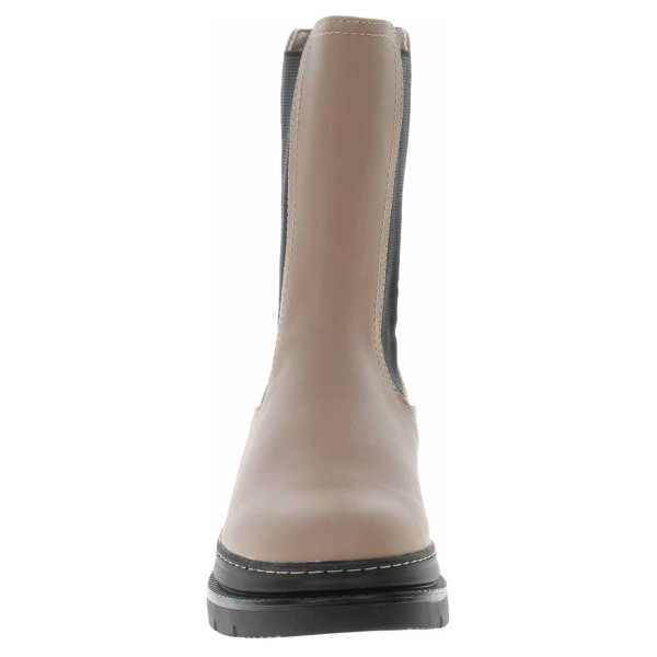 detail Dámské polokozačky Tamaris 1-25452-29 taupe-black