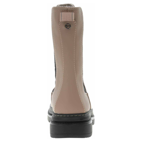 detail Dámské polokozačky Tamaris 1-25452-29 taupe-black