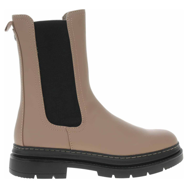 detail Dámské polokozačky Tamaris 1-25452-29 taupe-black